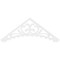Ekena Millwork Pitch Genova Architectural Grade PVC Gable Pediment, 60"W x 22 1/2"H x 1"P (9/12) GPP060X023X100GEN - alternate 2